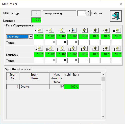 MIDI-Mixer Page 2