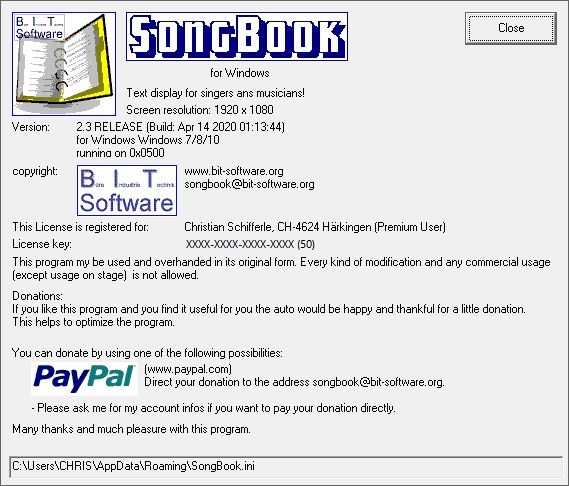 SongBook User Manual